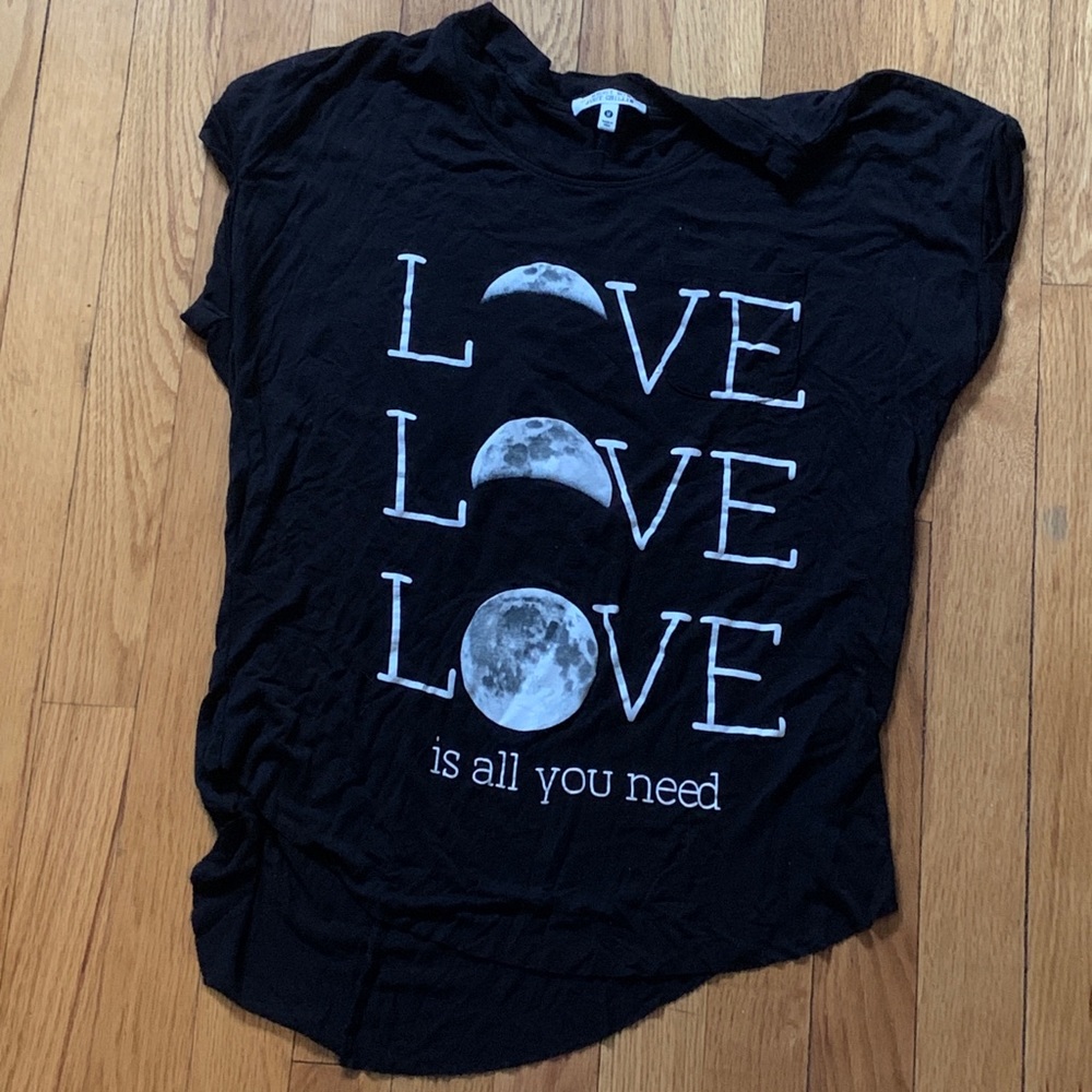 black full moon short sleeve